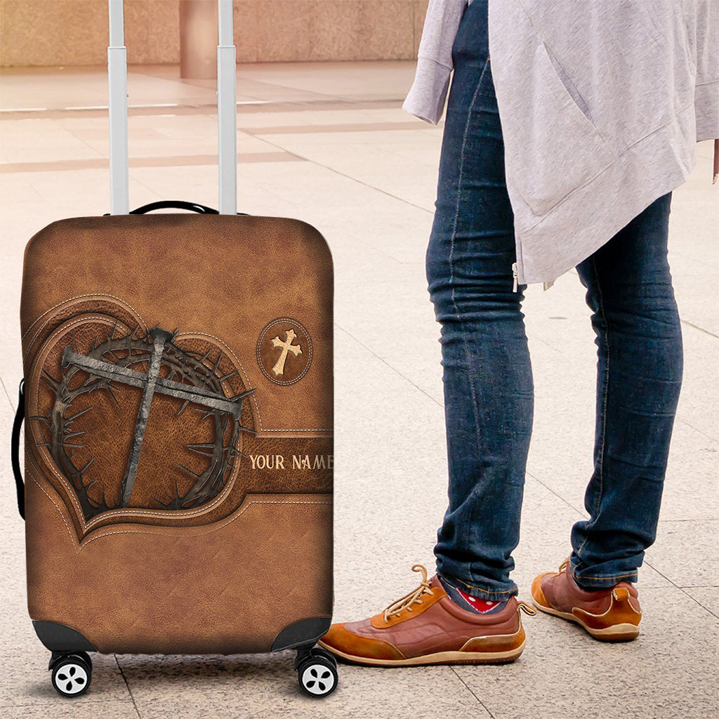 Have Faith - Personalized Christian Luggage Cover