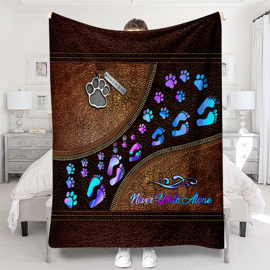 Never Walk Alone - Dog Blanket