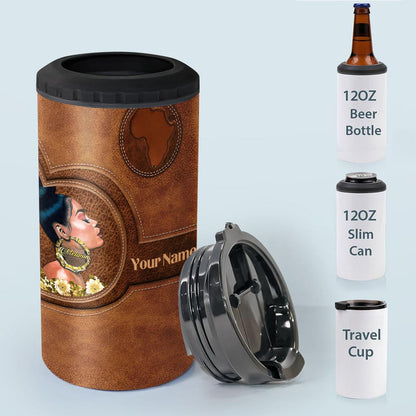Melanin - Personalized African American Can Cooler