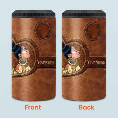 Melanin - Personalized African American Can Cooler