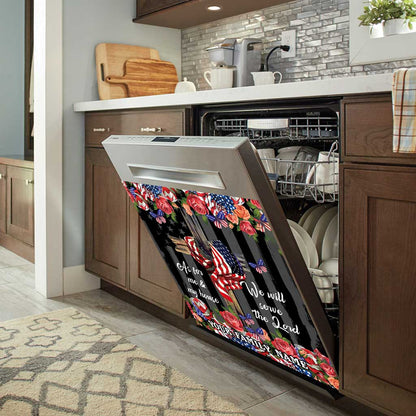 We Will Serve The Lord - Personalized Christian Dishwasher Cover
