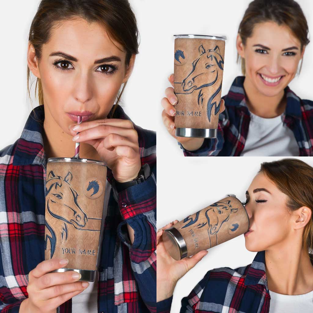 Love Horse - Personalized Horse Tumbler