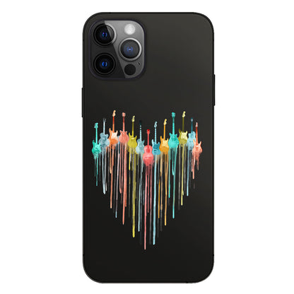 Colorful Guitars - Guitar Clear Phone Case