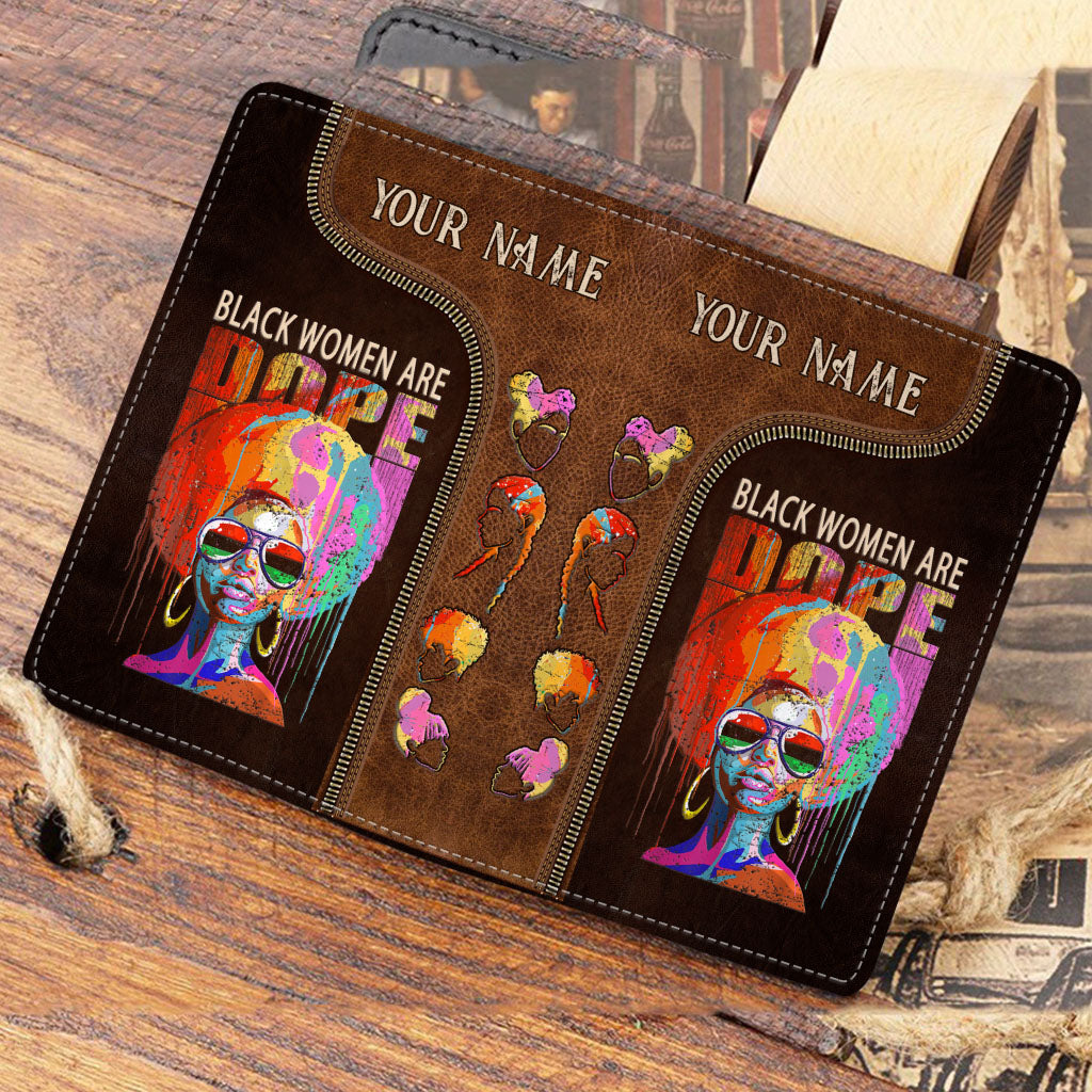 Black Women Are Dope - Personalized African American Passport Holder