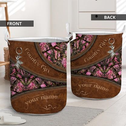 Country Girl - Personalized Hunting Storage Basket