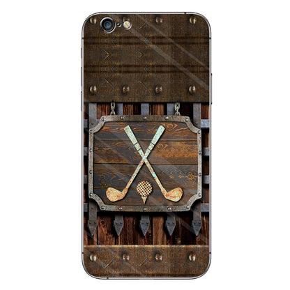 Golf Metal Pattern - Golf Phone Case