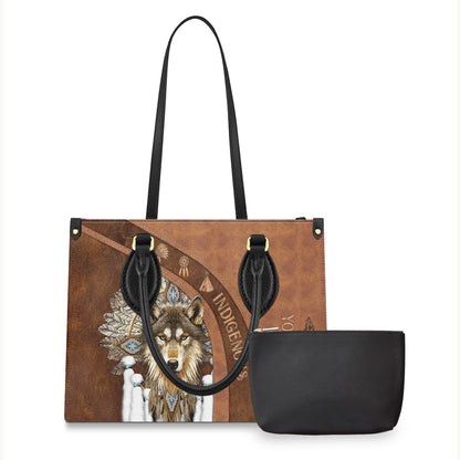 Indigenous - Personalized American Indian Leather Handbag