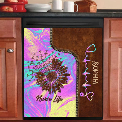 Nurse Life - Personalized Nurse Dishwasher Cover