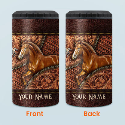 Love Horse - Personalized Horse Can Cooler
