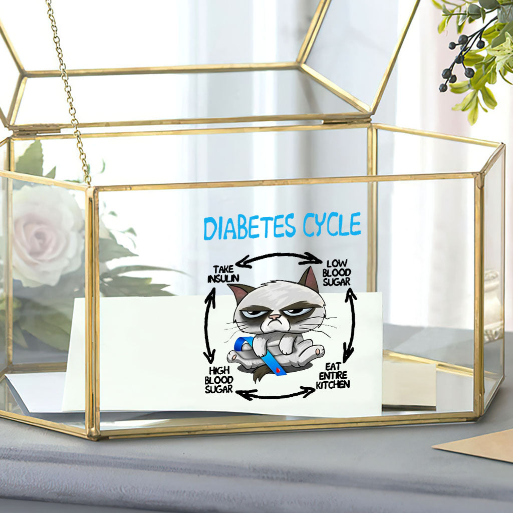 Diabetes Cycle - Diabetes Awareness Decal Full