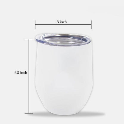 Day Of The Dead - Personalized Latina Women Wine Tumbler