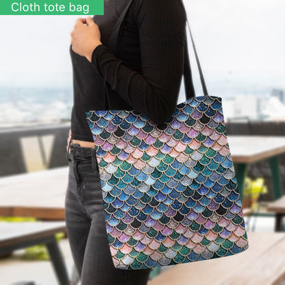 Mermaid Scales - Mermaid Tote Bag