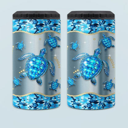 Blue Sea - Turtle Can Cooler
