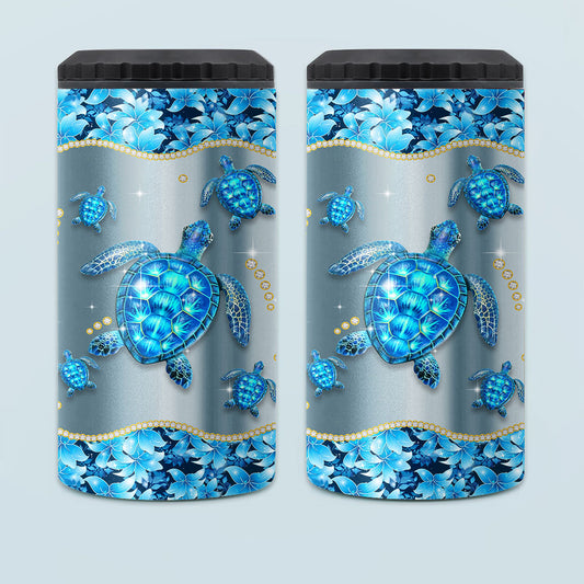 Blue Sea - Turtle Can Cooler