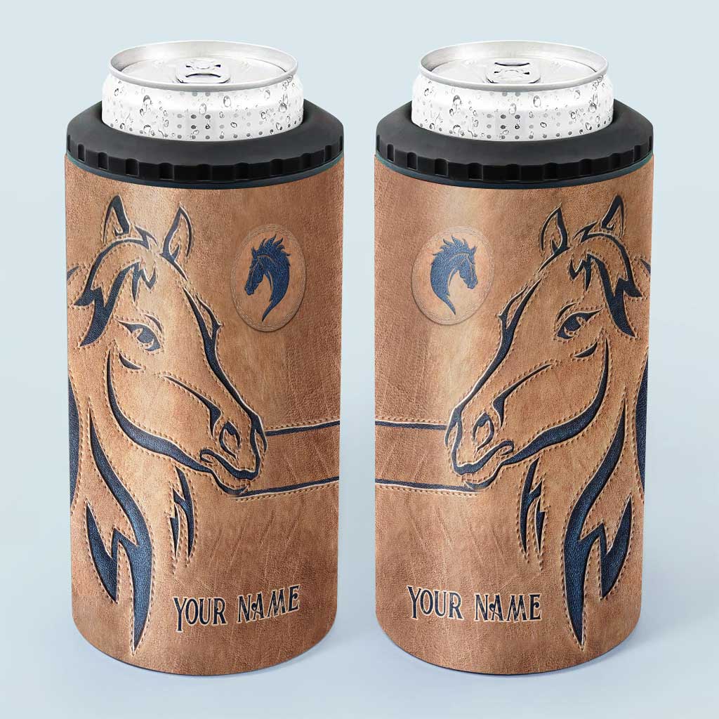 Love Horse - Personalized Horse Can Cooler