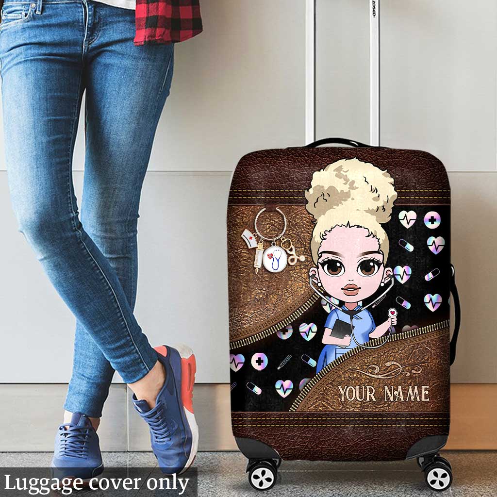 Nurse Life - Personalized Nurse Luggage Cover