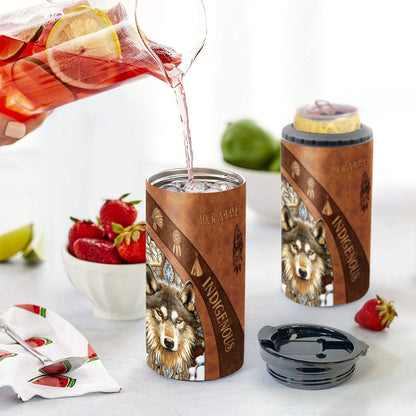 Indigenous - Personalized American Indian Can Cooler