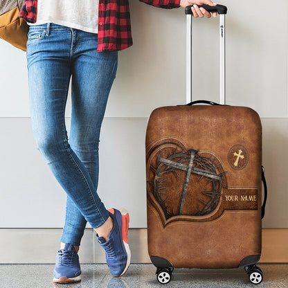 Have Faith - Personalized Christian Luggage Cover