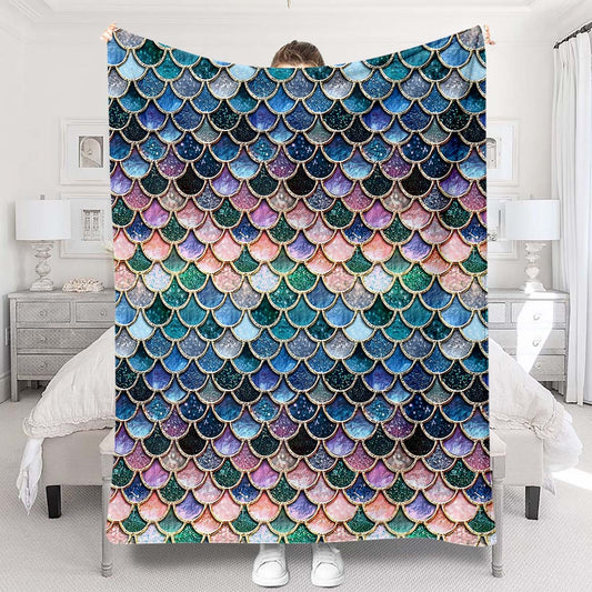 Mermaid Scales - Mermaid Blanket