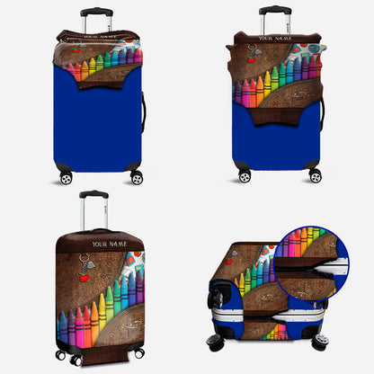 Teach Love Inspire - Personalized Teacher Luggage Cover