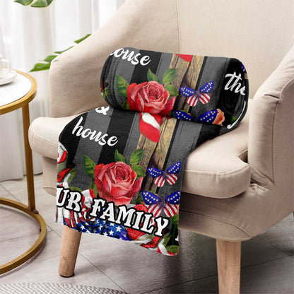 We Will Serve The Lord - Personalized Christian Blanket
