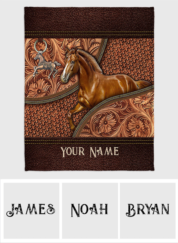 Love Horse - Personalized Horse Blanket