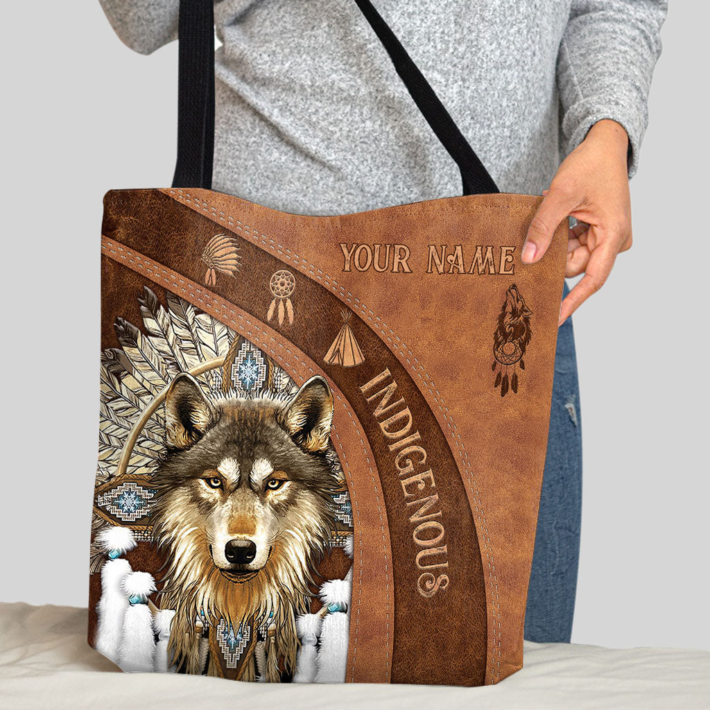 Indigenous - Personalized American Indian Tote Bag