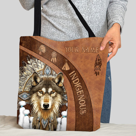 Indigenous - Personalized American Indian Tote Bag