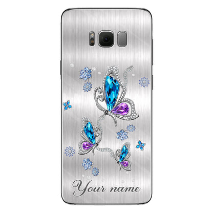 Love Butterflies - Personalized Butterfly Phone Case