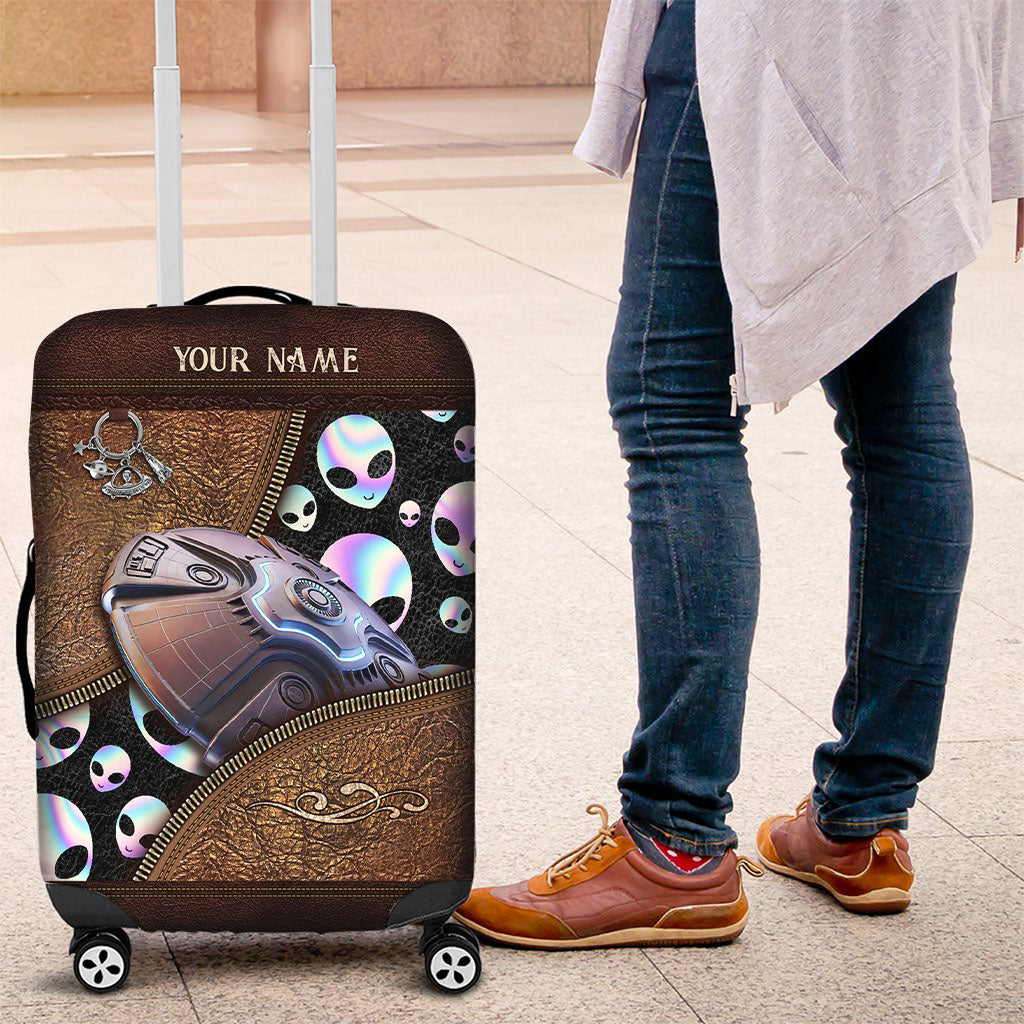 Believer - Personalized Alien Luggage Cover
