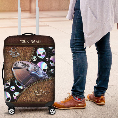 Believer - Personalized Alien Luggage Cover