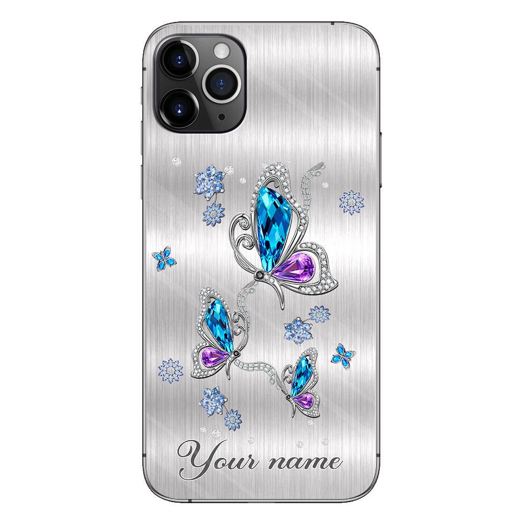 Love Butterflies - Personalized Butterfly Phone Case