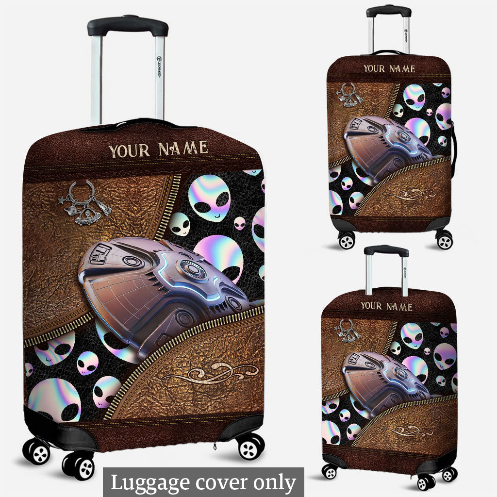 Believer - Personalized Alien Luggage Cover
