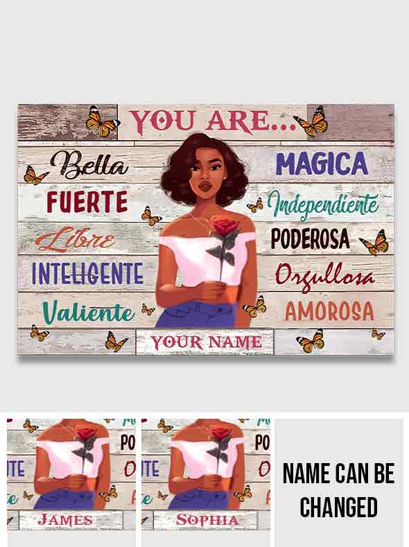 You Are - Personalized Latina Women Doormat