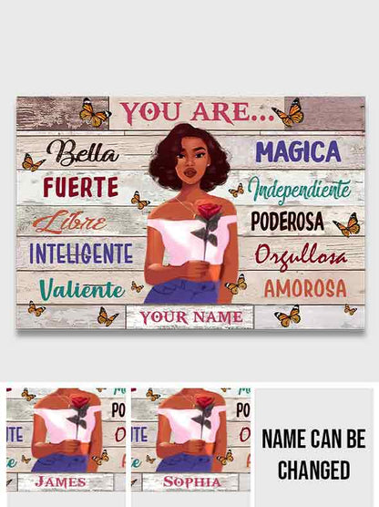 You Are - Personalized Latina Women Doormat