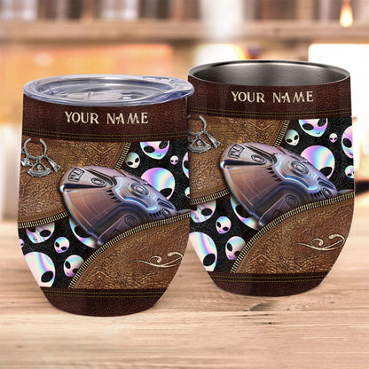 Believer - Personalized Alien Wine Tumbler