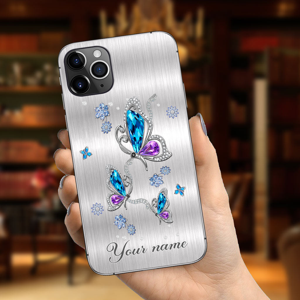 Love Butterflies - Personalized Butterfly Phone Case