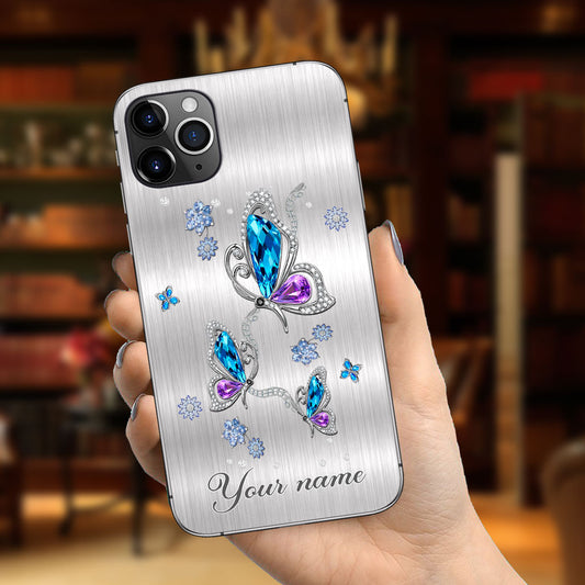 Love Butterflies - Personalized Butterfly Phone Case