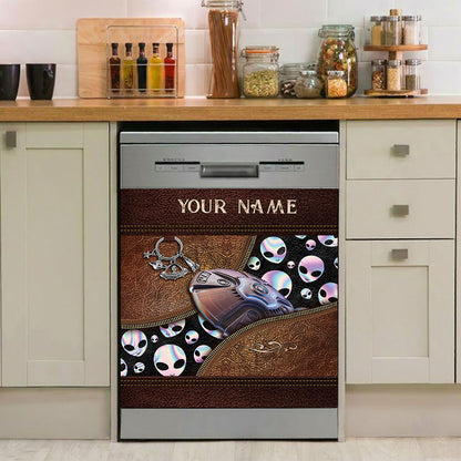 Believer - Personalized Alien Dishwasher Cover