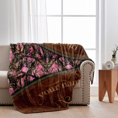 Country Girl - Personalized Hunting Blanket