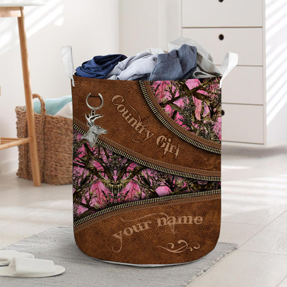 Country Girl - Personalized Hunting Storage Basket