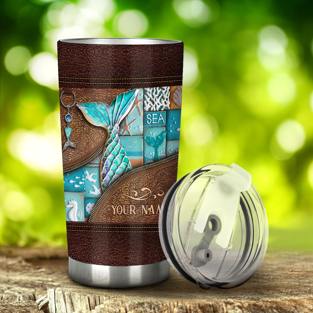 Love Mermaid - Personalized Mermaid Tumbler