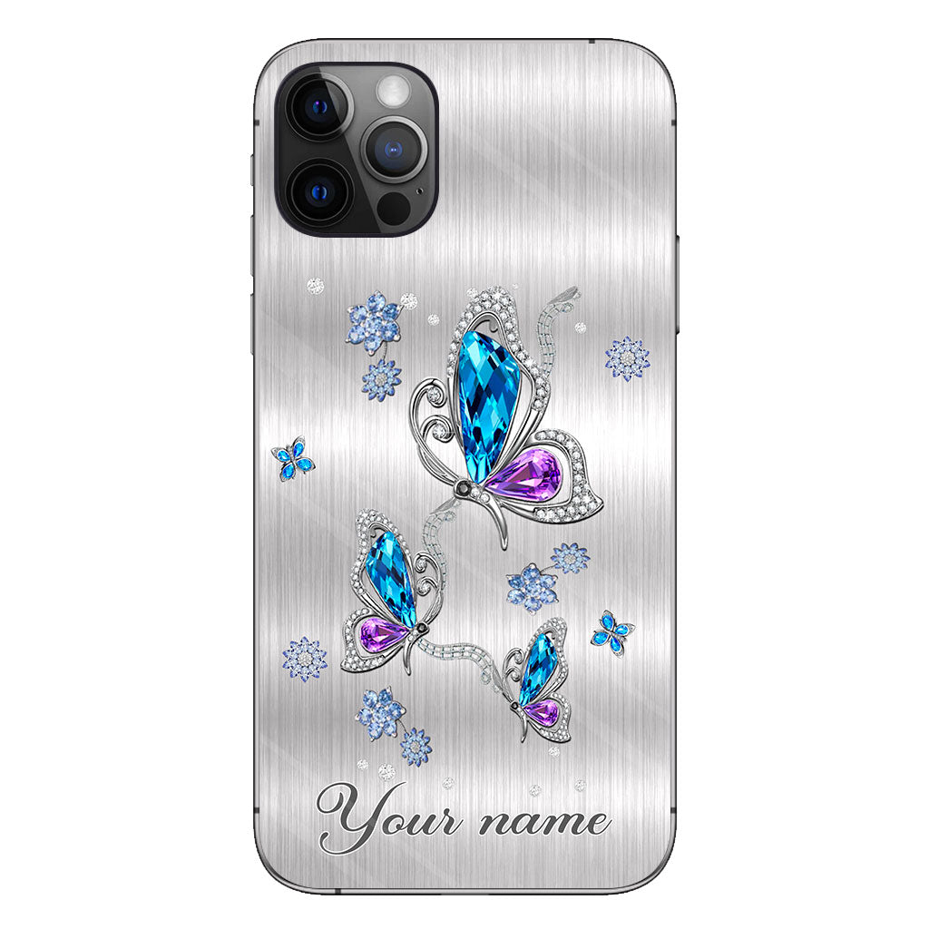 Love Butterflies - Personalized Butterfly Phone Case