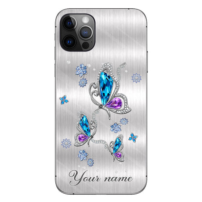 Love Butterflies - Personalized Butterfly Phone Case