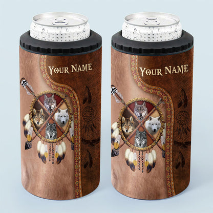 Native Blood - Personalized American Indian Can Cooler