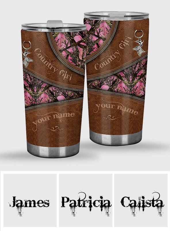 Country Girl - Personalized Hunting Tumbler