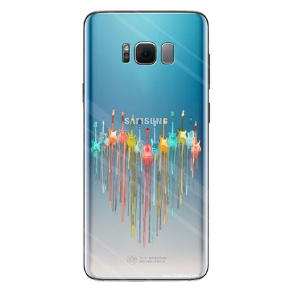 Colorful Guitars - Guitar Clear Phone Case