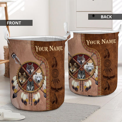Native Blood - Personalized American Indian Storage Basket