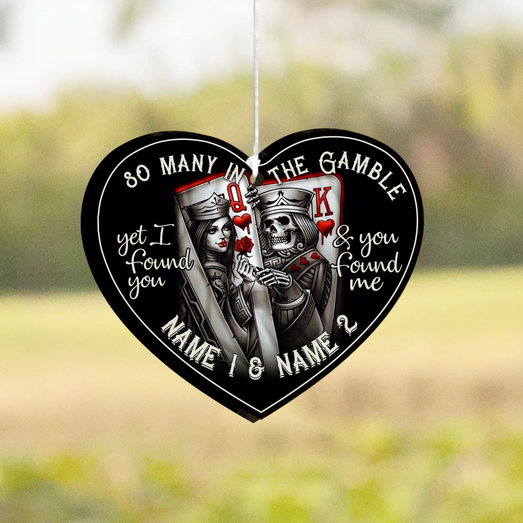 So Many In The Gamble - Personalized Poker Wind Chime