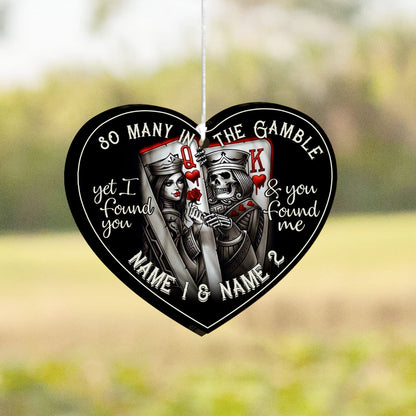 So Many In The Gamble - Personalized Poker Wind Chime